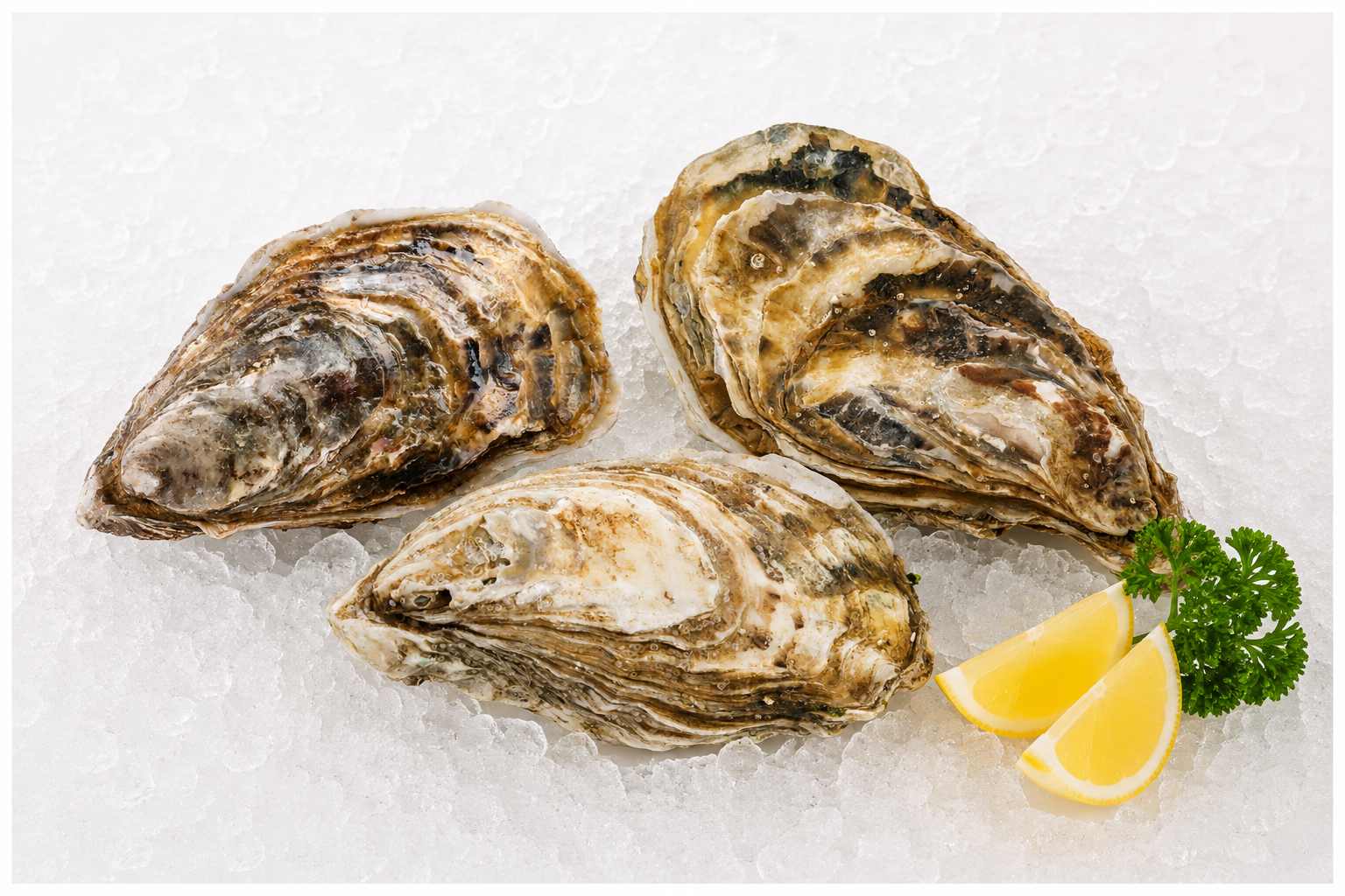 OYSTER WITH FULL SHELL